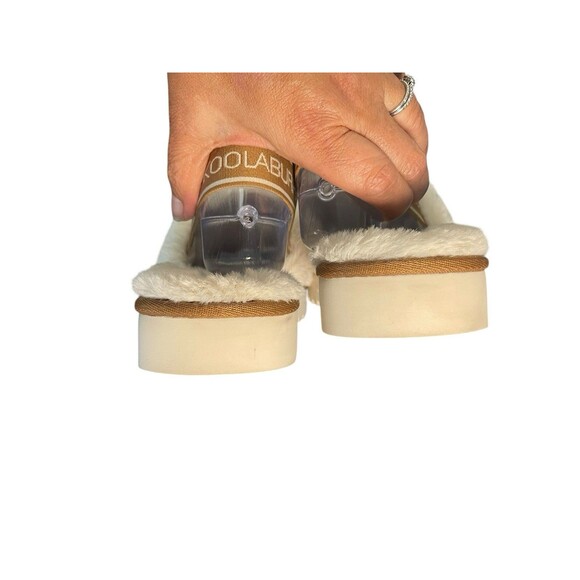 Koolaburra by UGG Natural Fuzz'N II Womens Size 9 Ivory Slippers 1116914 - Picture 6 of 11